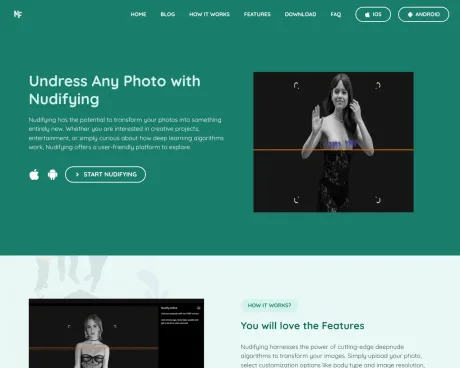 Nudifying screenshot