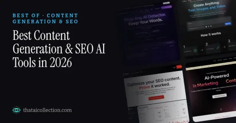 Meilleurs outils IA de génération de contenu et SEO en 2026 thumbnail