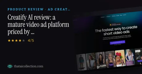 Creatify AI review: a mature video ad platform priced by credits thumbnail