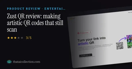 Zust QR review: making artistic QR codes that still scan thumbnail