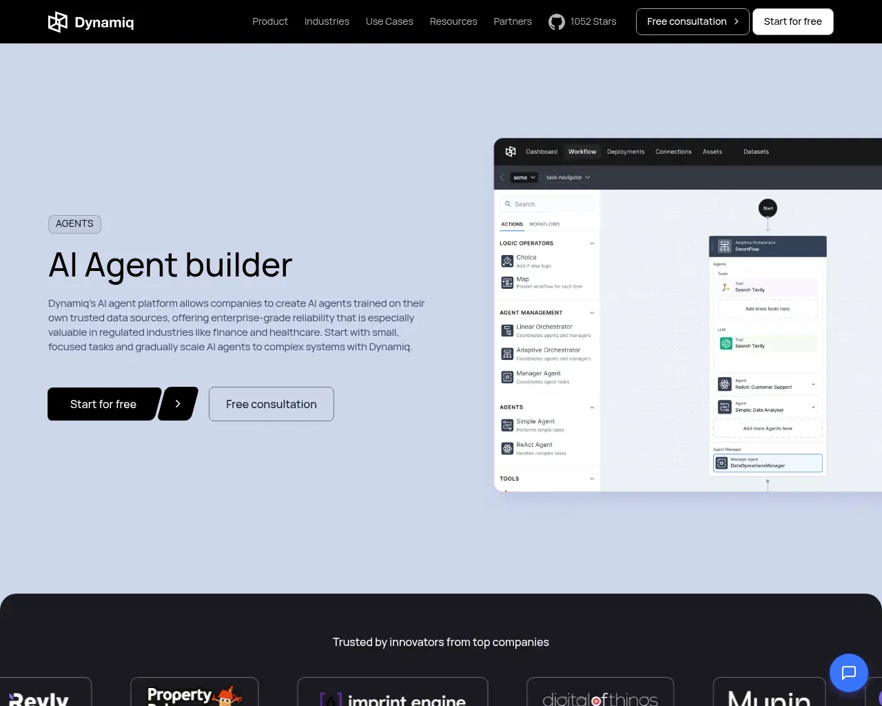 Агенты Dynamiq — определение агентов ИИ на основе ролей