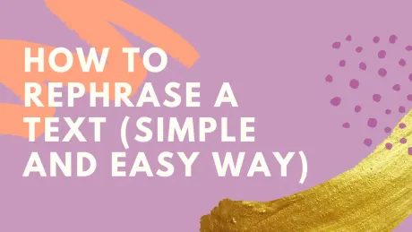How to rephrase a text (simple and easy way) thumbnail