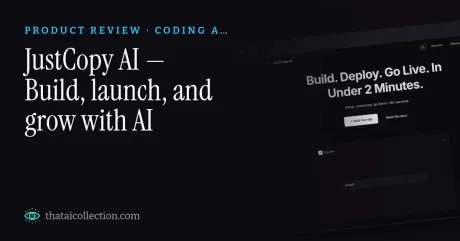 JustCopy AI — 使用 AI 构建、启动和发展 thumbnail