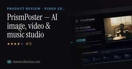PrismPoster — AI 图像、视频与音乐创作平台 thumbnail