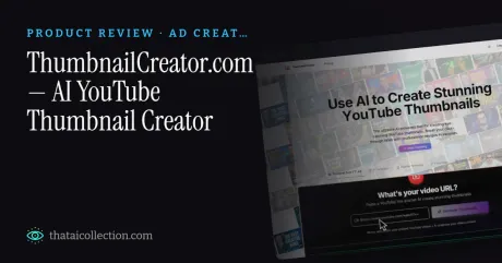 ThumbnailCreator.com: creador de miniaturas de YouTube con IA thumbnail