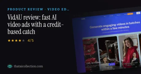 VidAU review: fast AI video ads with a credit-based catch thumbnail