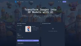 3dly.app - AI Image to 3D Model Generator screenshot