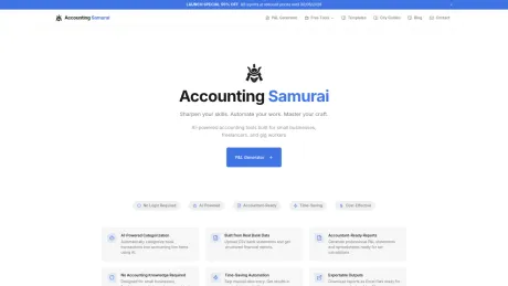 Accounting Samurai screenshot