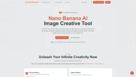 Advanced AI image generator and editor screenshot