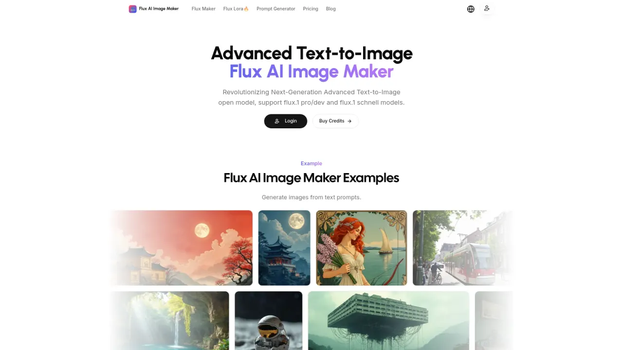 Advanced Text-to-Image Flux AI Image Maker