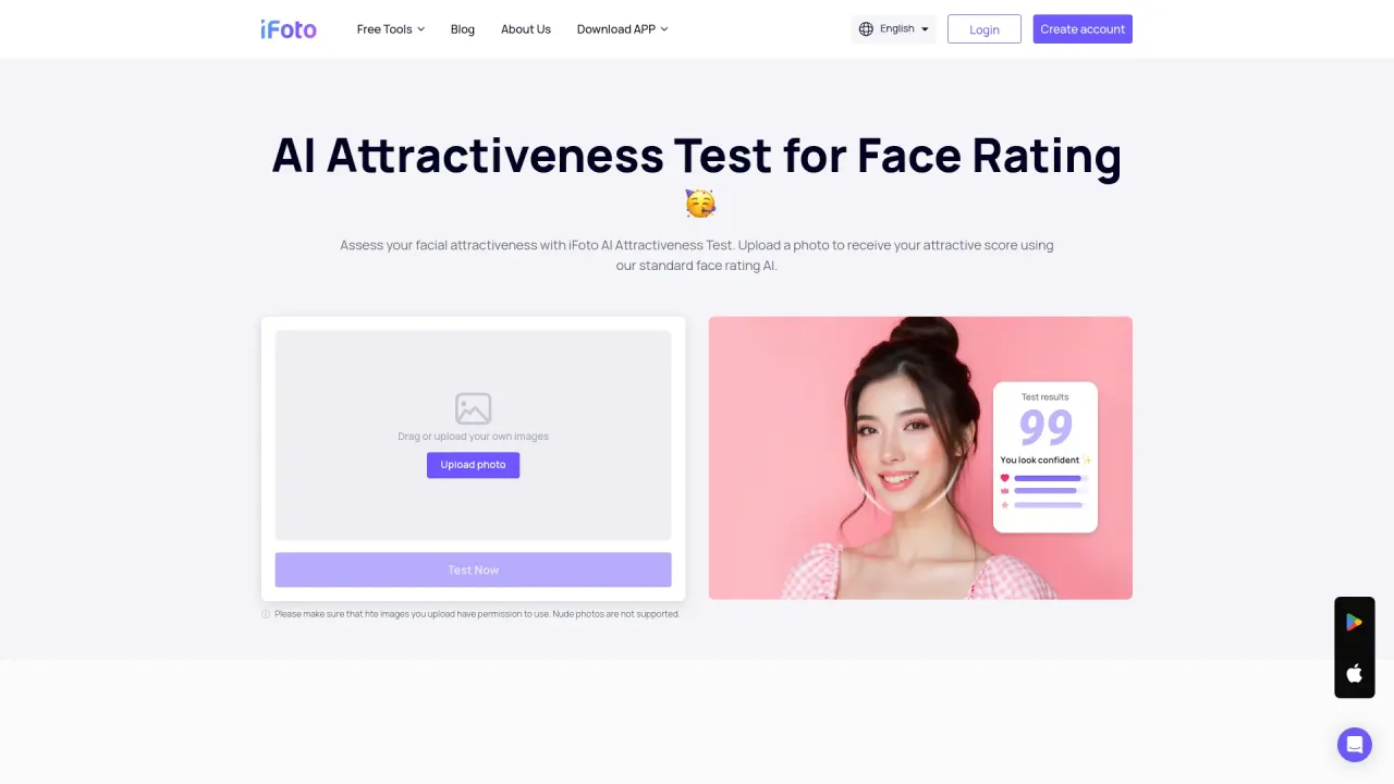 AI Attractiveness Test