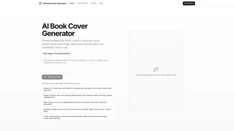 ai book cover Free screenshot