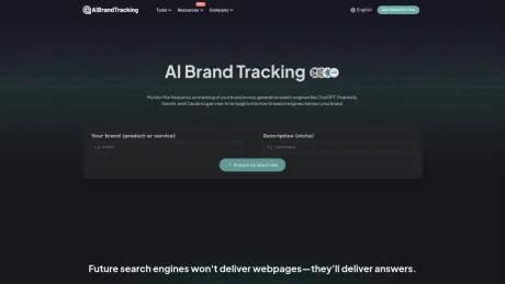 AI Brand Tracking screenshot