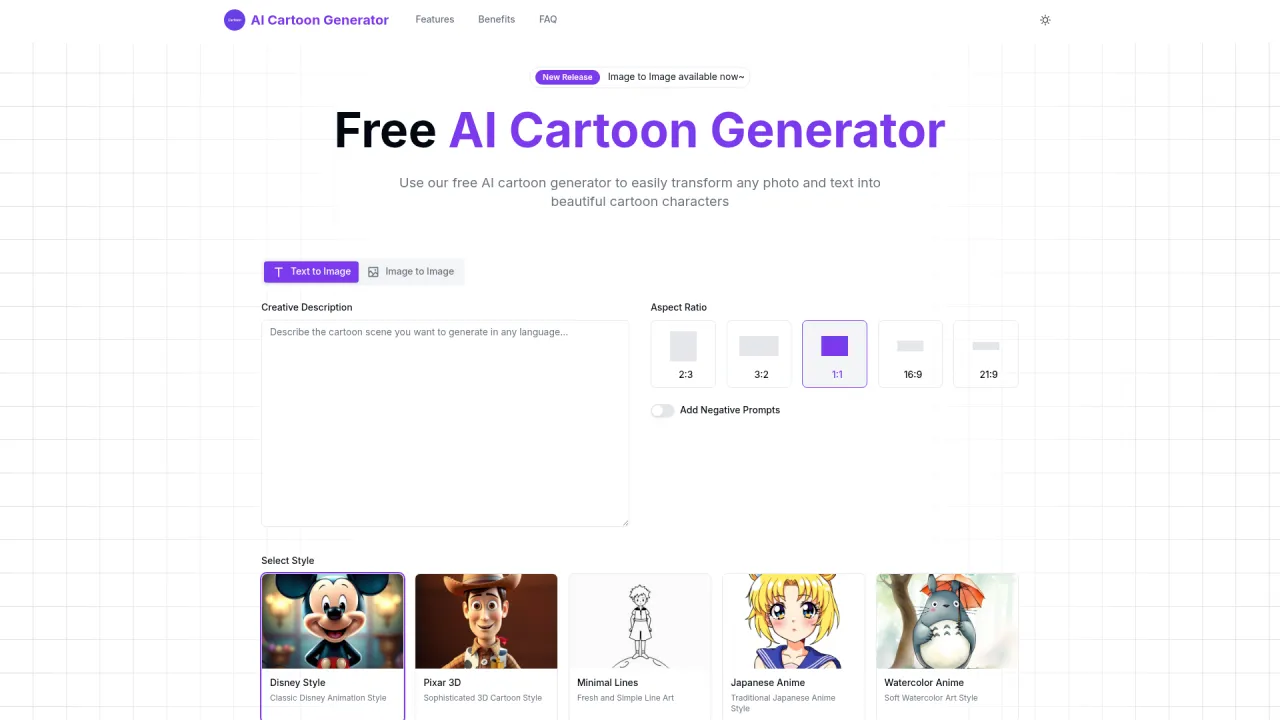 AI Cartoon Generator