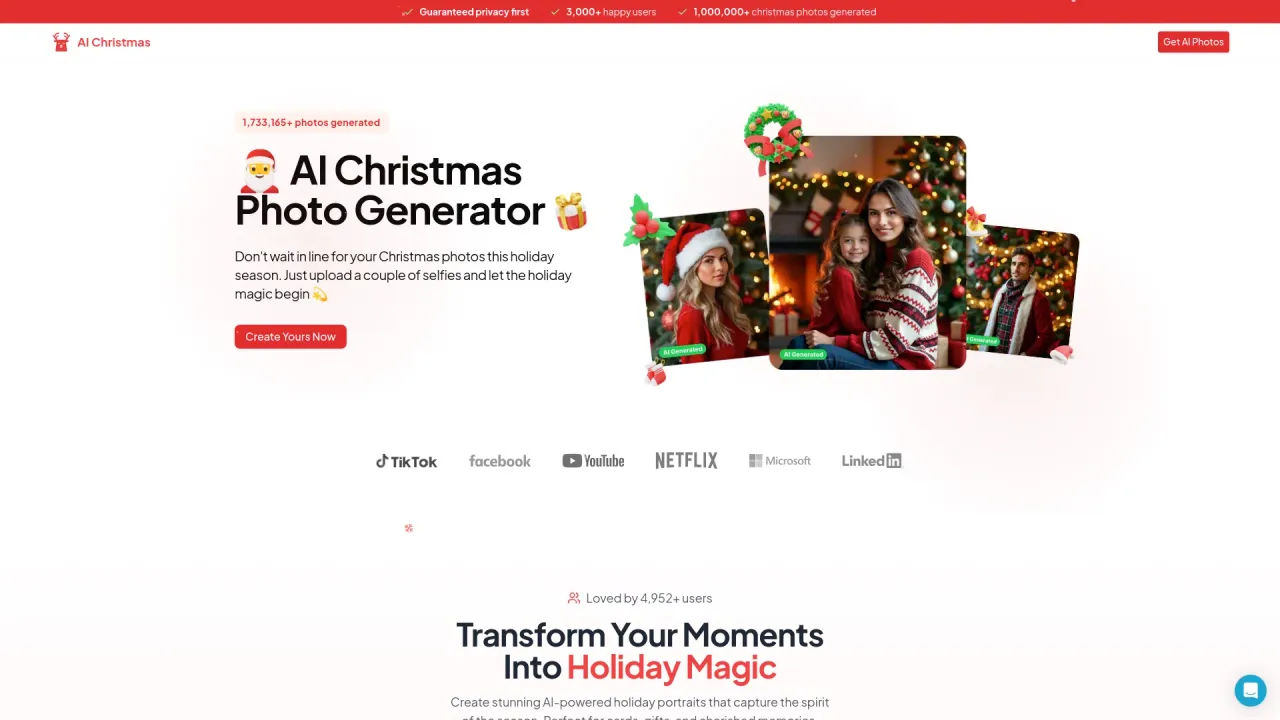 AI Christmas Photo