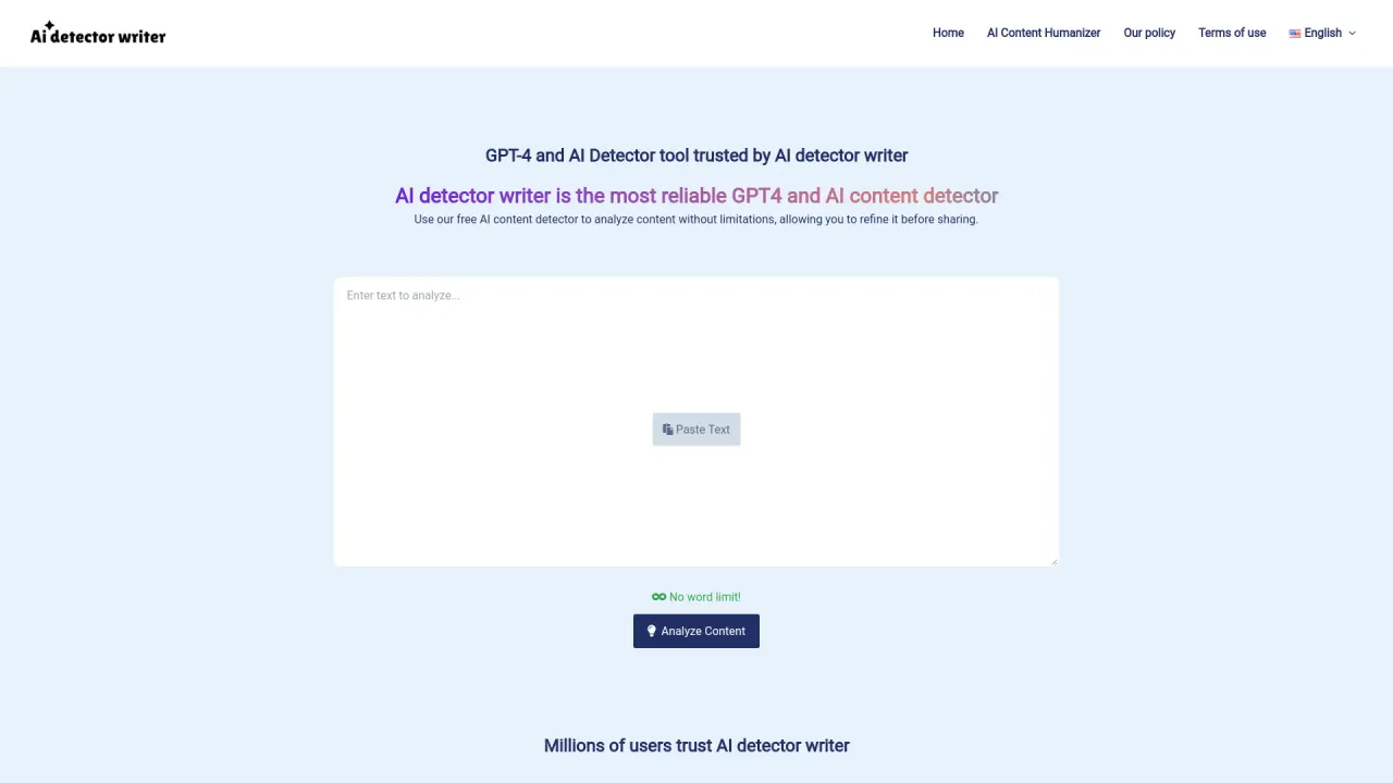 AI Detector Writer
