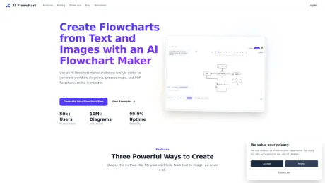 AI Flowchart screenshot