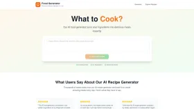 AI Food Generator screenshot