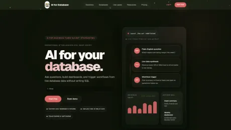AI for Database screenshot