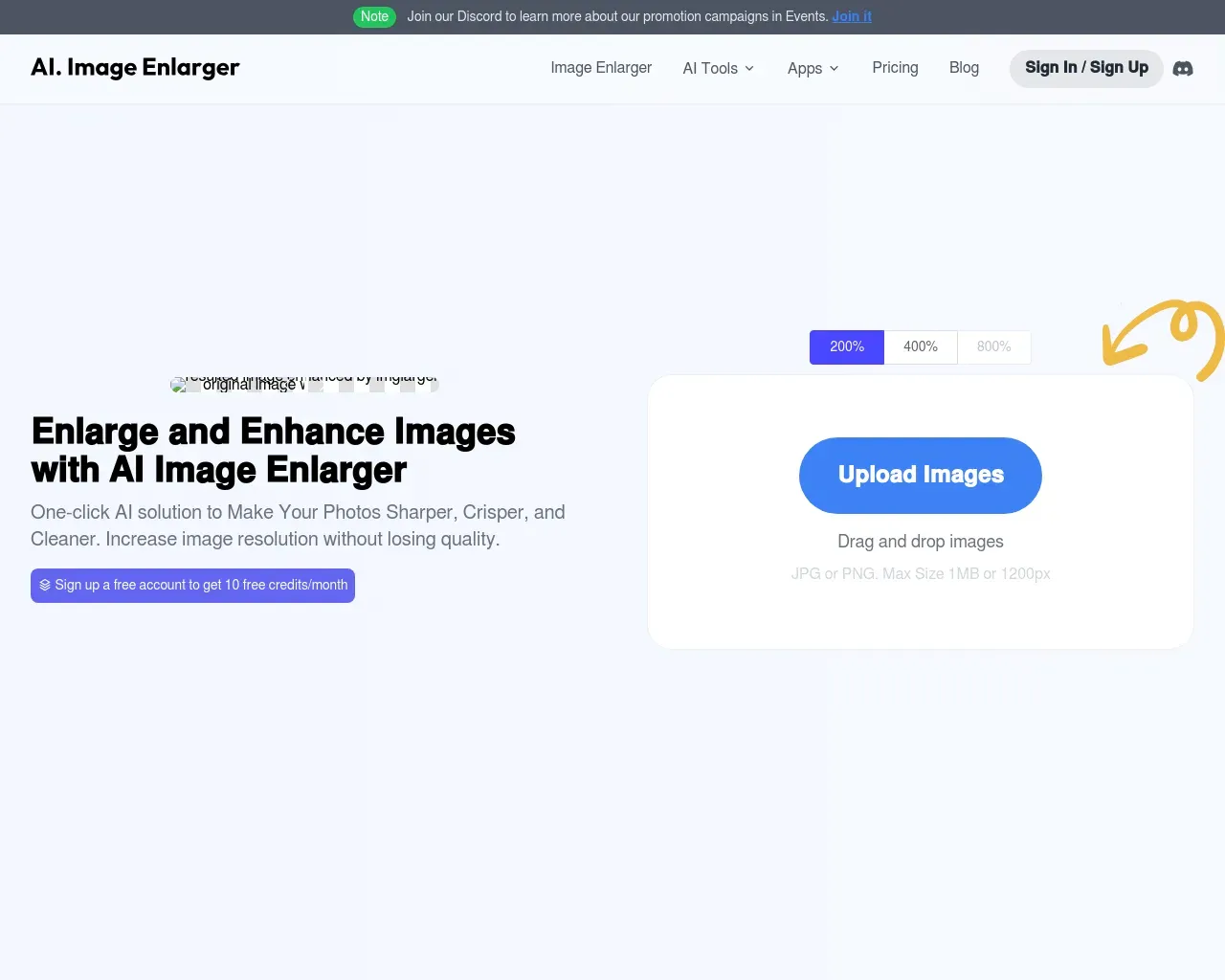 AI Image Enlarger