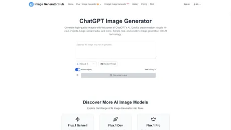 AI Image Generator Hub screenshot
