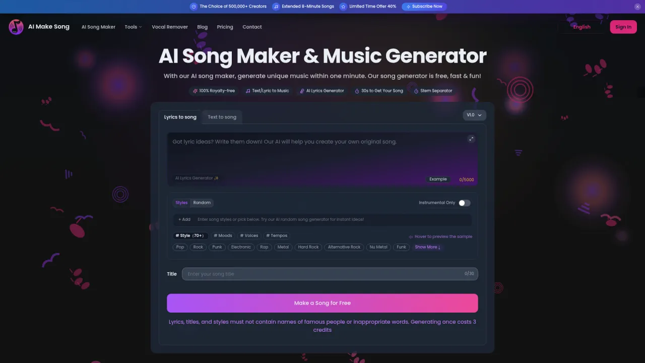 AI Make Song