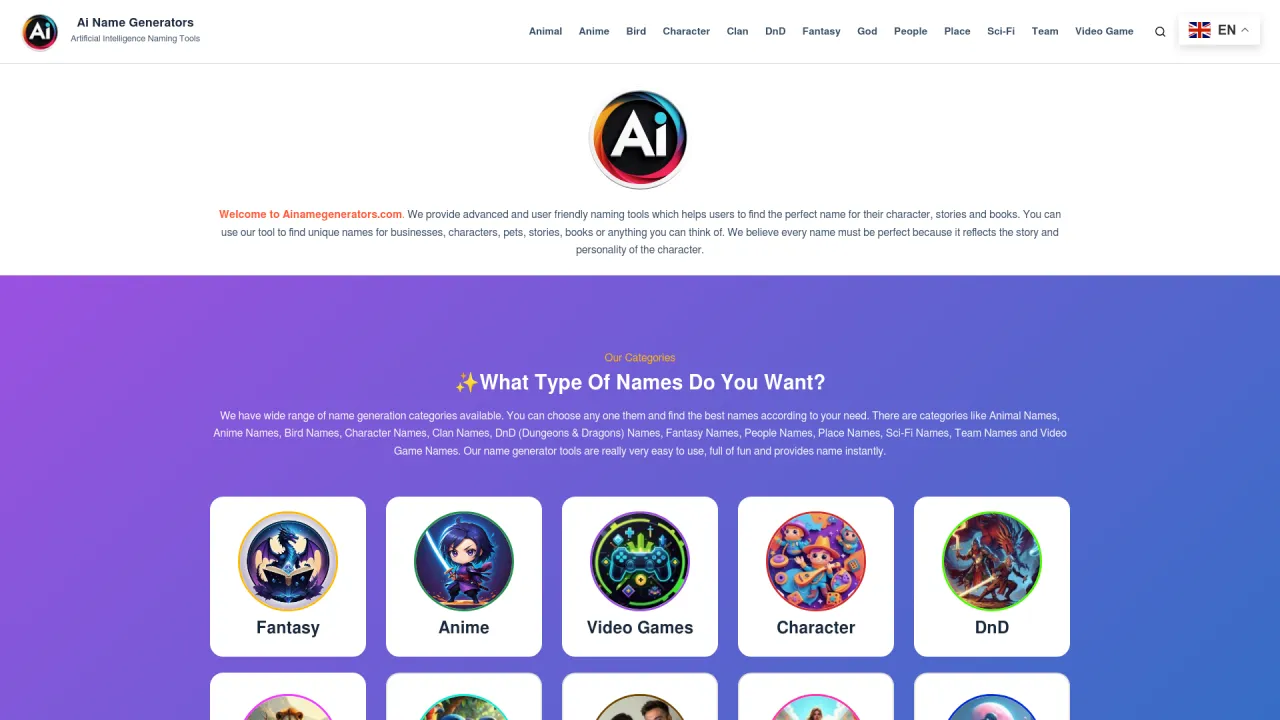 Ai Naming Tool