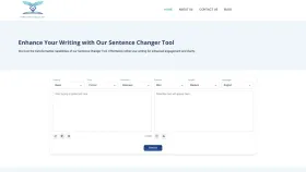 AI Sentence Changer and Rewriter Tool screenshot
