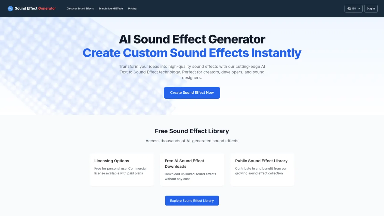 AI SFX Generator