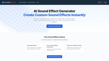 AI SFX Generator screenshot