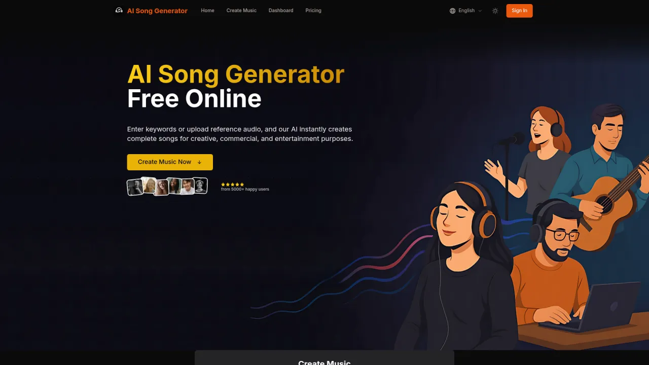 AI Song Generator Free Online