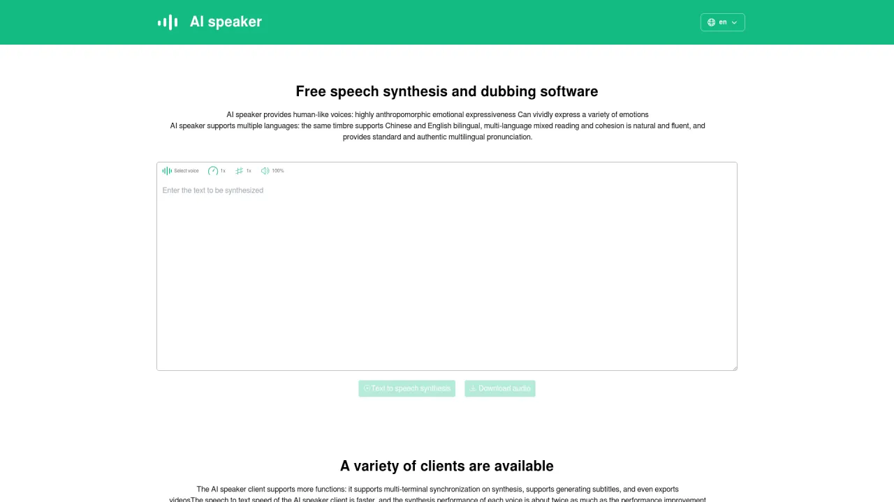 AI speaker