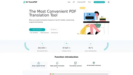 AI TransPDF screenshot