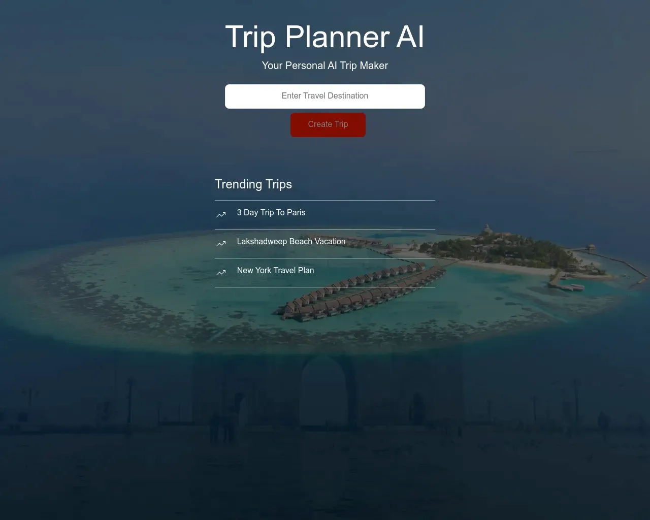AI Trip Maker