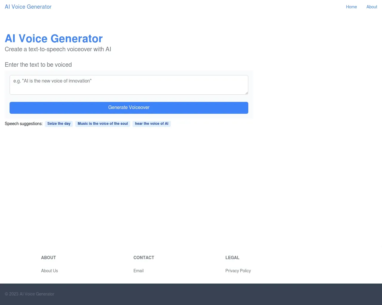 AI Voice Generator