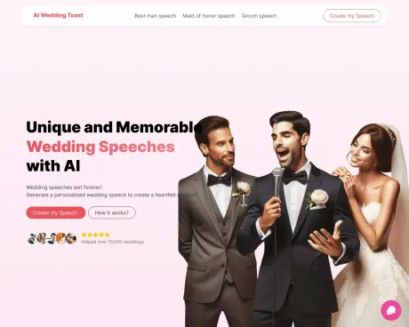 AI Wedding Toast screenshot