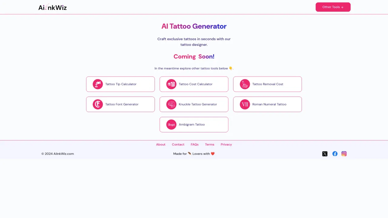 AIInkWiz - AI Tattoo Generator