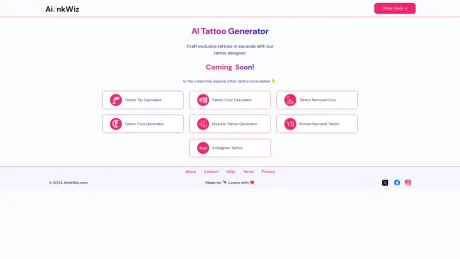 AIInkWiz - AI Tattoo Generator screenshot
