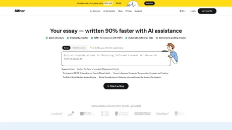 Aithor screenshot