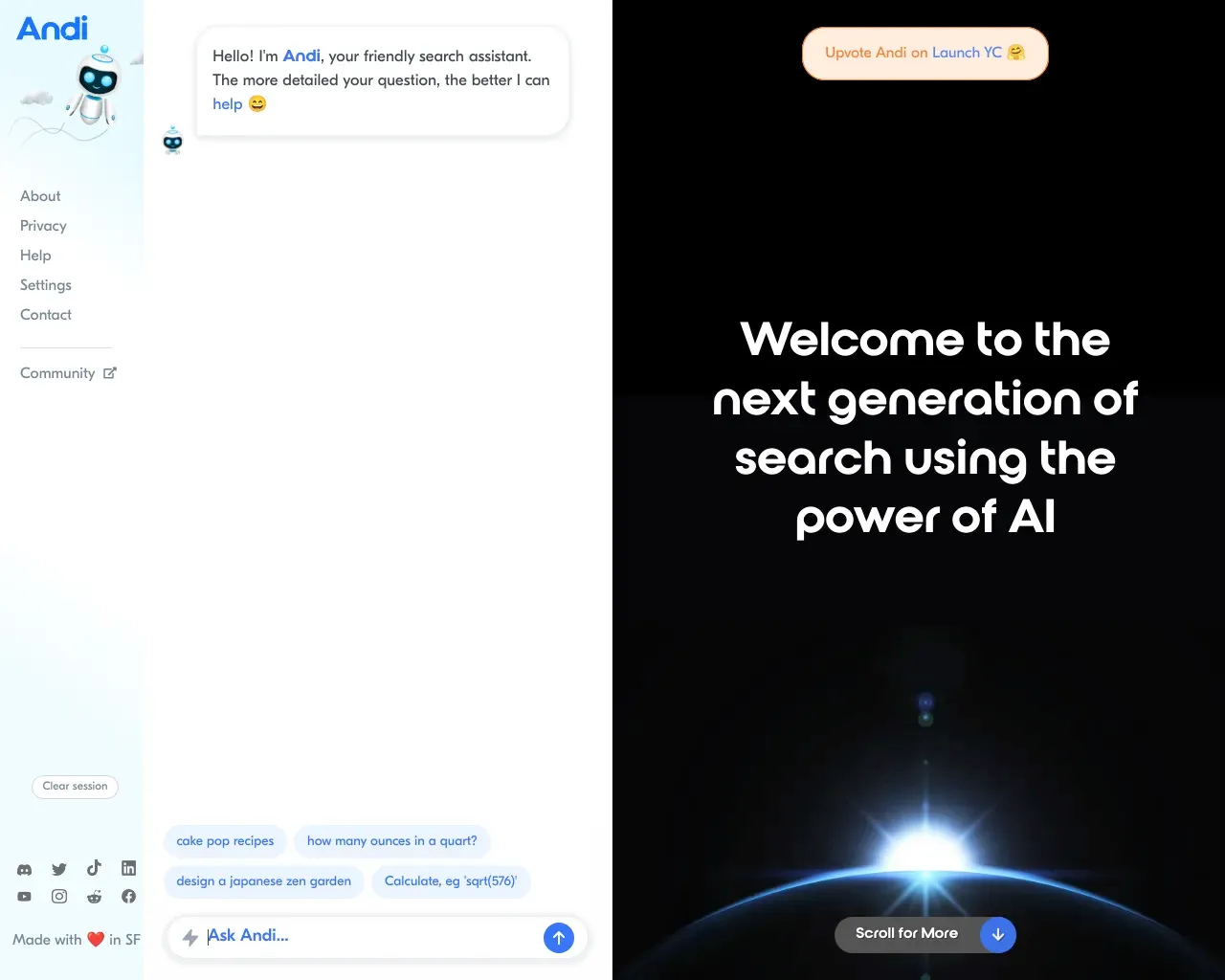 Andisearch