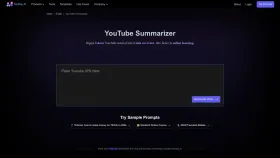 MyMap.AI YouTube Summarizer screenshot