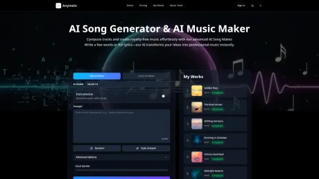 Anymelo screenshot