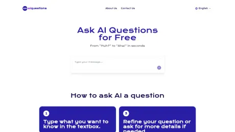 Ask AI Questions Online screenshot