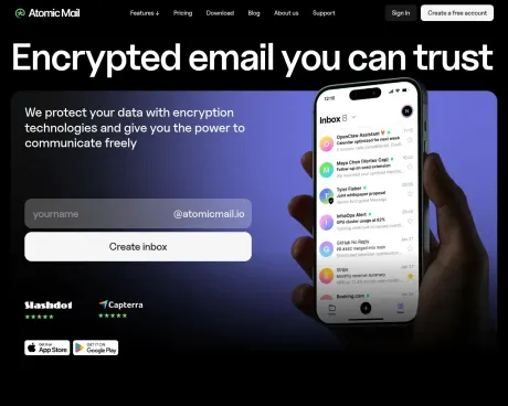 Atomic Mail screenshot