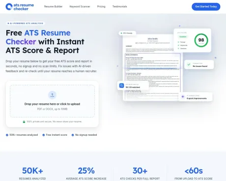 ATS Resume Checker screenshot