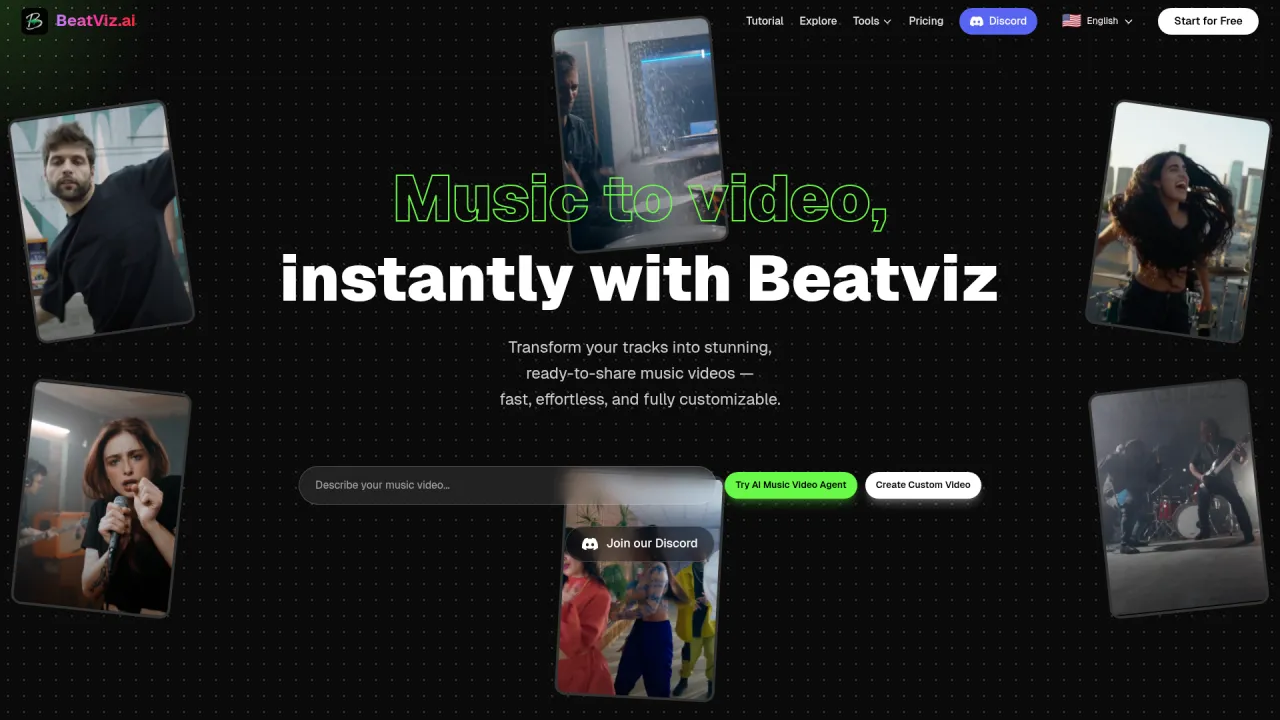 BeatViz Ai Music Video Generator
