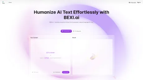 Bexi.ai: Free AI Humanizer and AI Detector screenshot