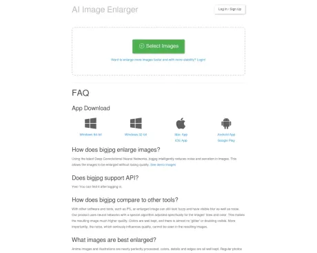 BigJpg screenshot