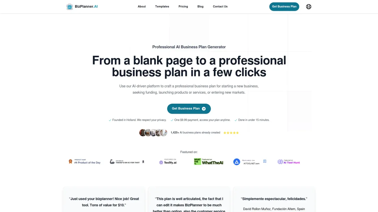 BizPlanner AI
