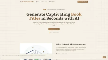 Book Title Generators screenshot